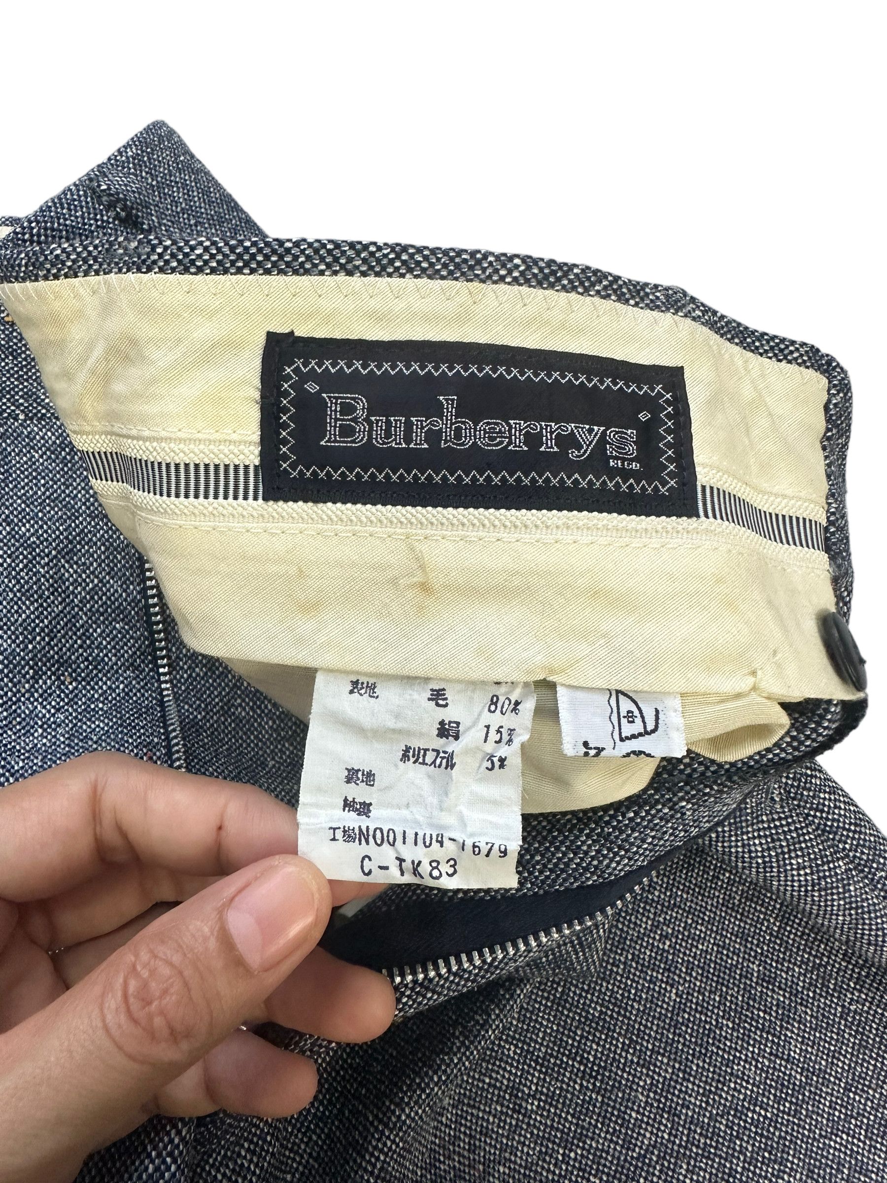 Burberry BURBERRYS WOOL TROUSERS / CASUAL PANT #7925-190 Size US 28 / EU 44 - 6 Thumbnail