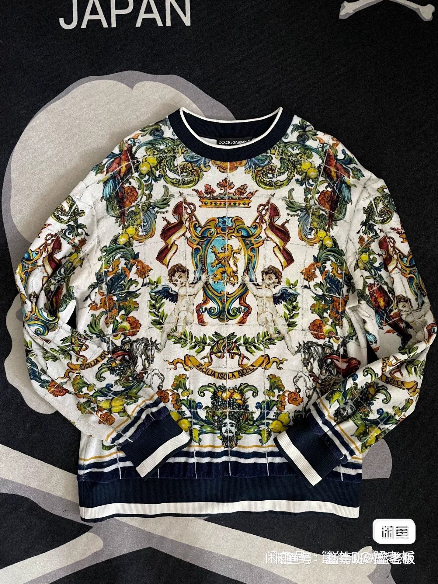 Dolce & Gabbana Dolce & Gabbana Angel Graphic Sweatshirt Size XXL / US 16-18 / IT 52-54 - 1 Thumbnail
