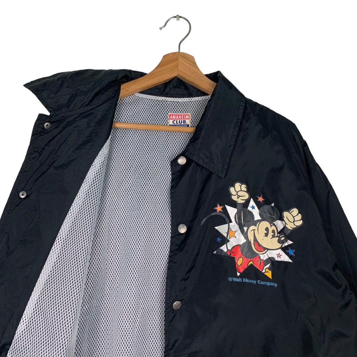 Disney MICKEY MOUSE Graphic Big Logo Coach Jacket #0200-C10 Size US M / EU 48-50 / 2 - 11 Thumbnail