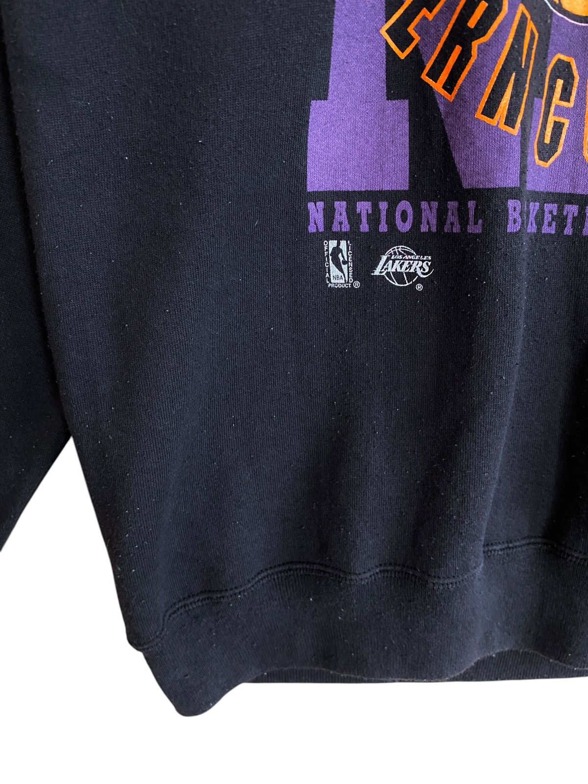 NBA Rare Vintage NBA Team Los Angeles Lakers Sweatshirt 1990s Size US L / EU 52-54 / 3 - 5 Thumbnail