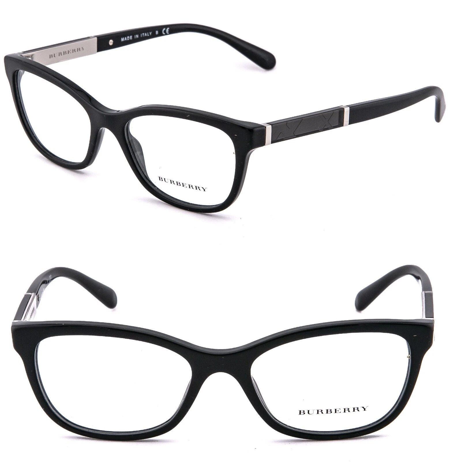 Burberry BURBERRY 2232 BE2232 Black Eyeglasses Optical Classic Frame Size ONE SIZE - 1 Thumbnail