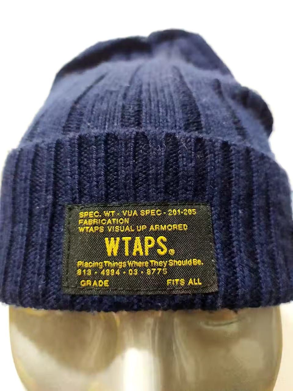 image of Wtaps Beanie in Navy, Men's