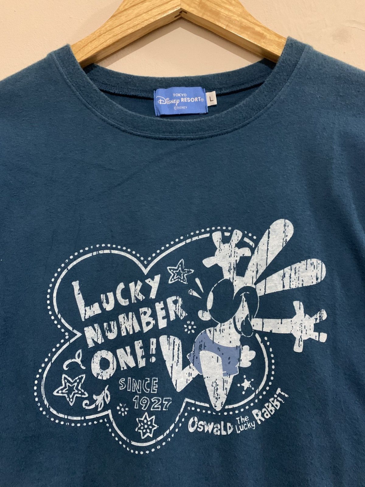 Disney Rare Vintage Disney Oswald The Lucky Rabbit T- Shirt Size US L / EU 52-54 / 3 - 3 Thumbnail