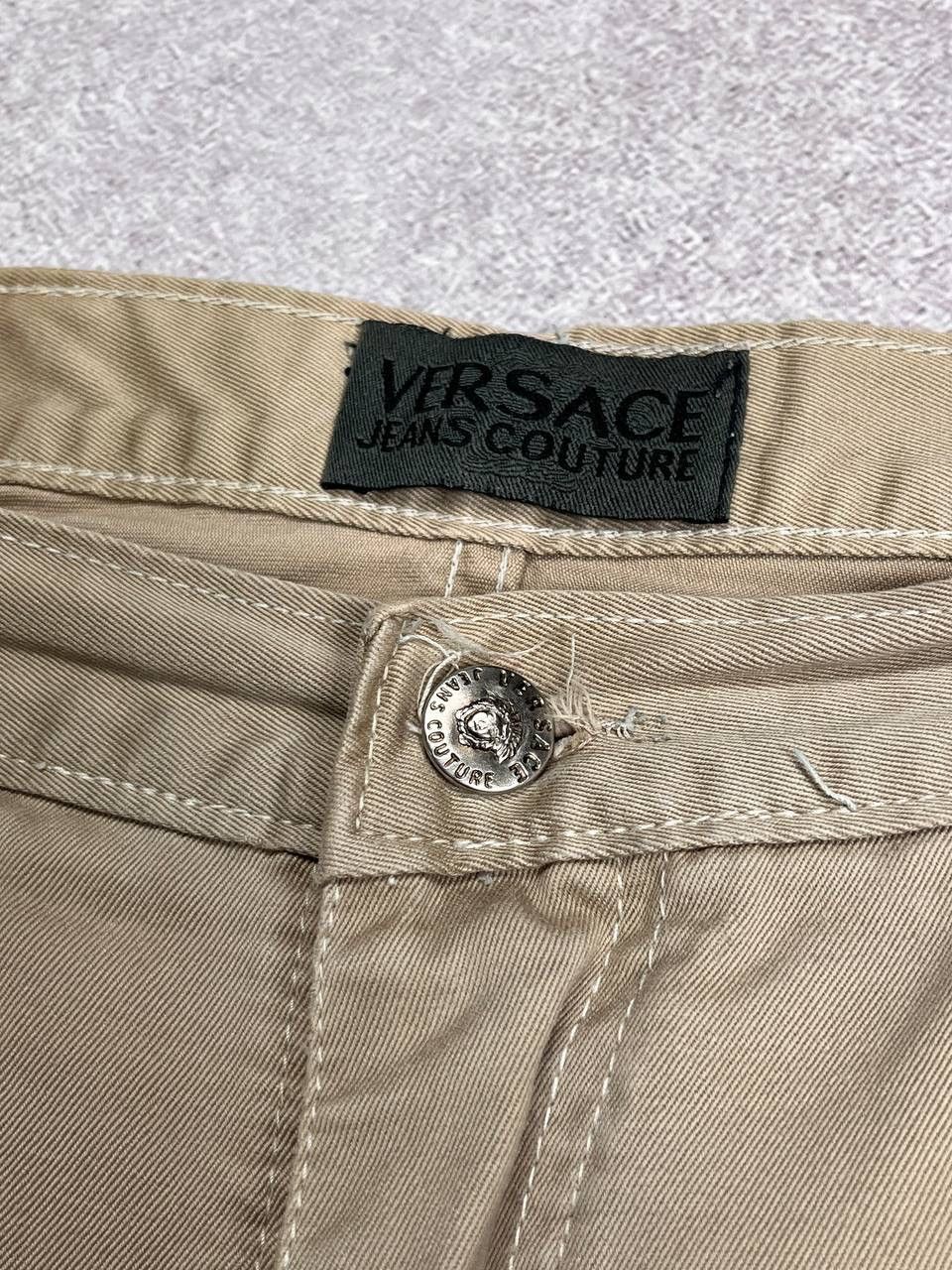 Versace × Vintage VINTAGE VERSACE MEDUSA BAGGY DISTRESSED AVANTGARDE PANTS Y2K Size US 38 / EU 54 - 6 Thumbnail