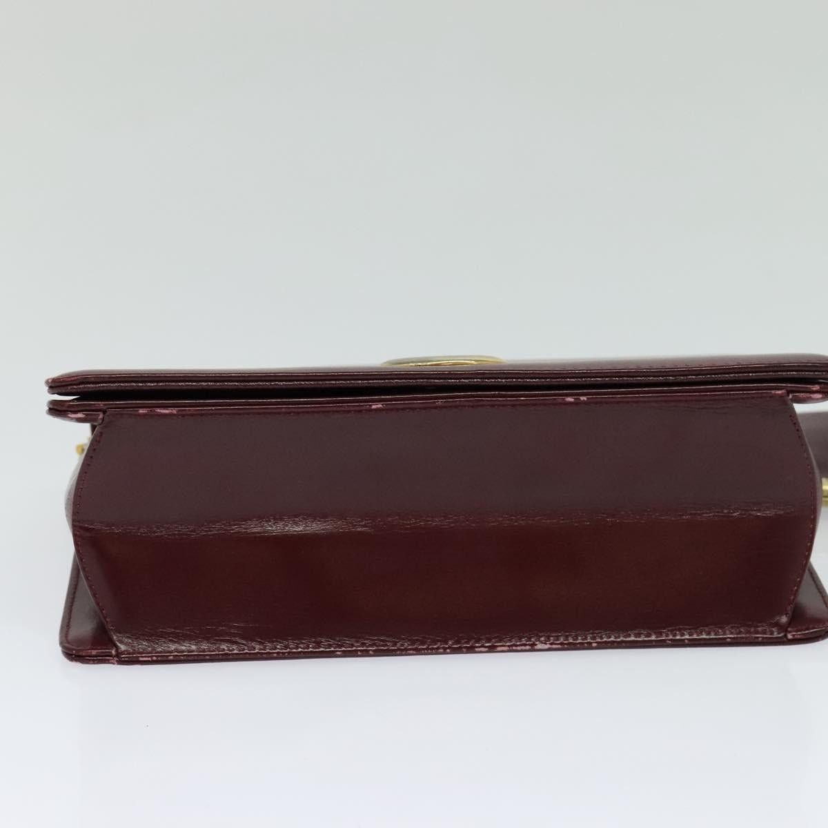 Dior DIOR Chain Shoulder Bag Leather Wine Red Gold Size ONE SIZE - 9 Thumbnail