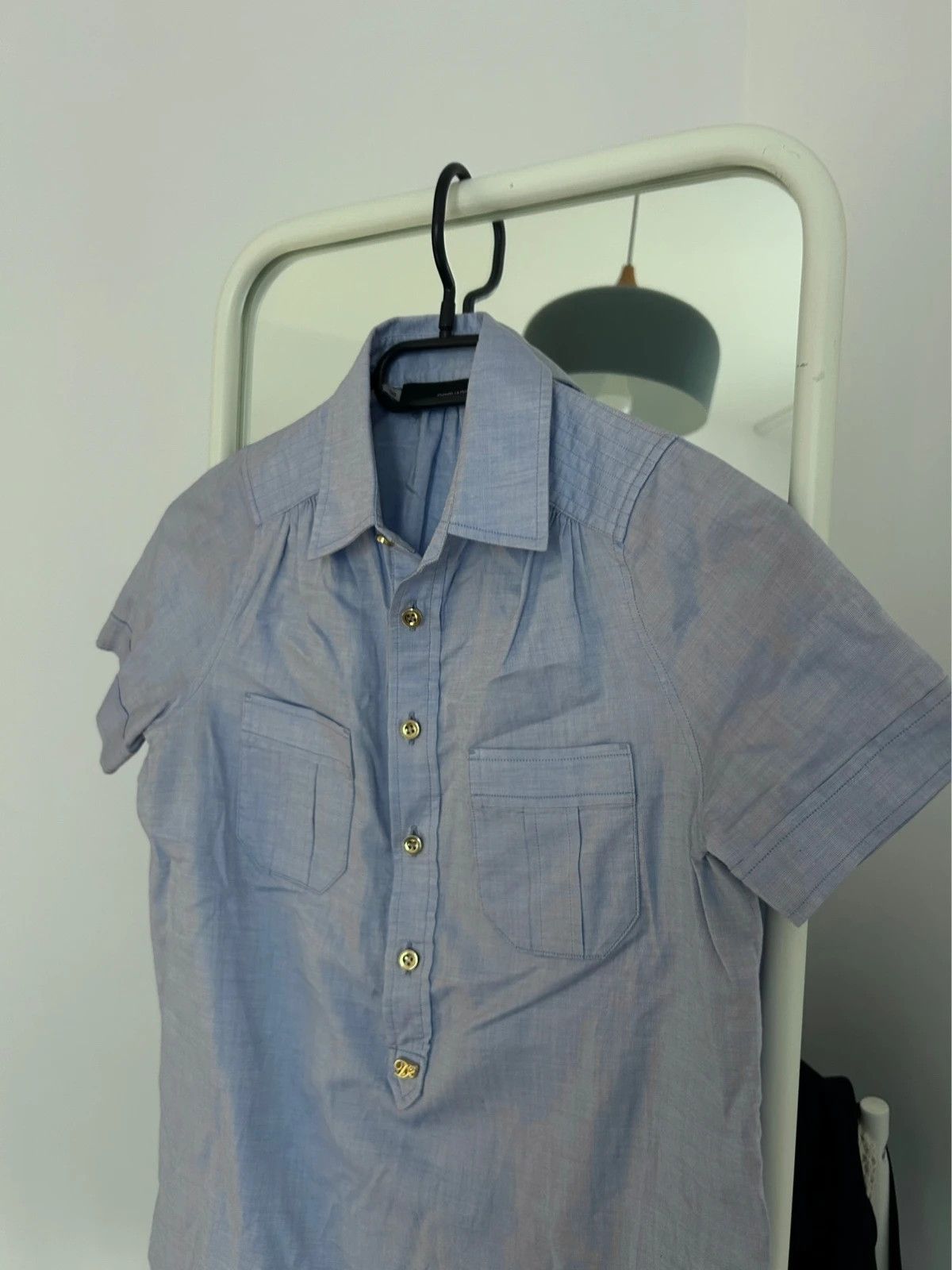 Dsquared2 Dsquared2 Short Sleeve Button Up Shirt Size XS / US 0-2 / IT 36-38 - 2 Thumbnail