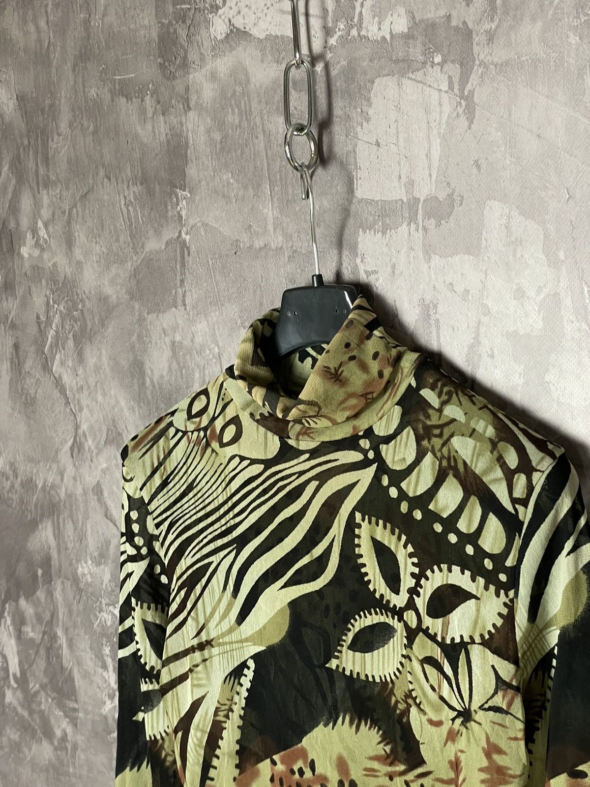 Vintage VINTAGE JEAN PAUL GAULTIER STYLE Y2K MESH LONG SLEEVE Size ONE SIZE - 7 Thumbnail