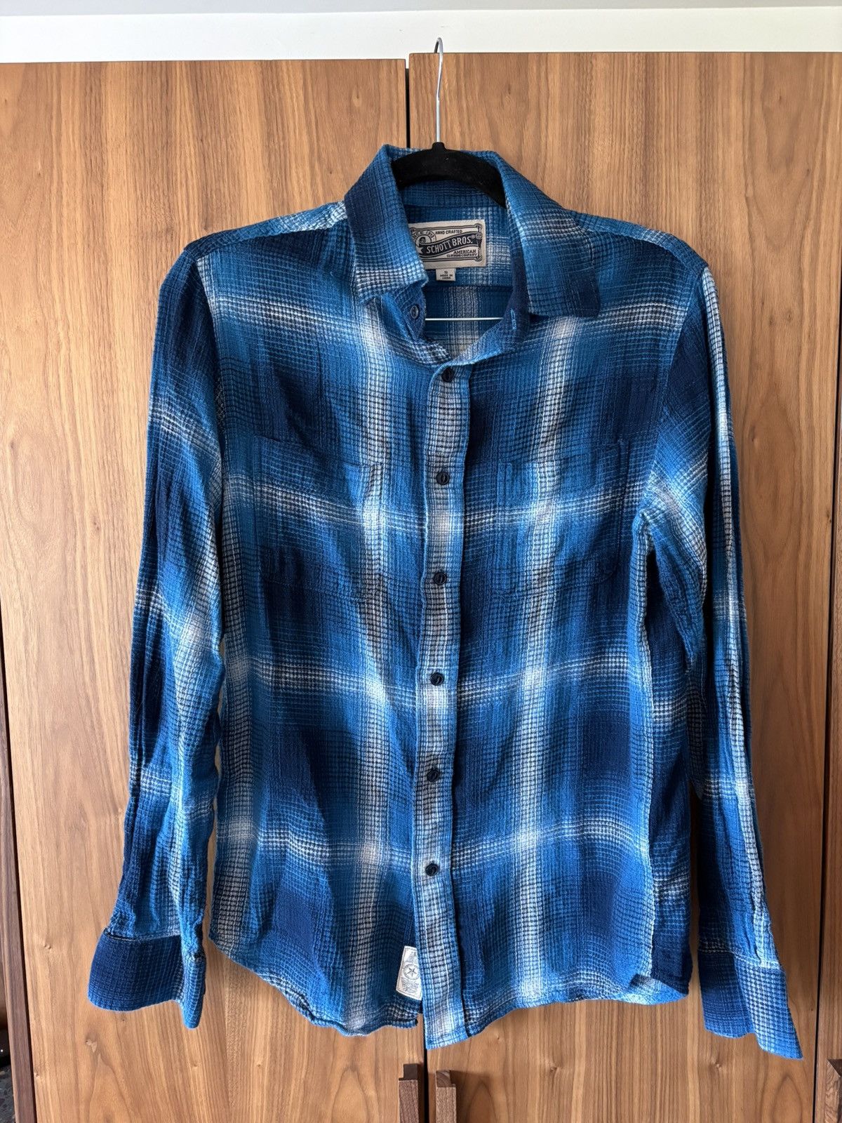 Schott Lightweight Schott 100% Cotton Button Up Size US S / EU 44-46 / 1 - 1 Thumbnail