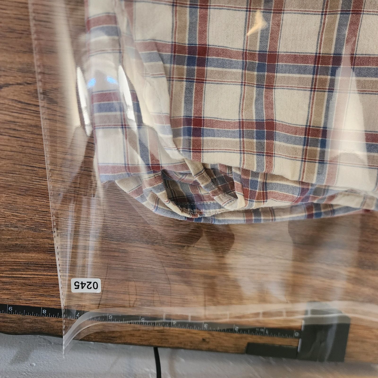 Prana Prana Cotton Plaid Shirt XL Beige, Red, Blue - Slim Fit Size US XL / EU 56 / 4 - 6 Thumbnail