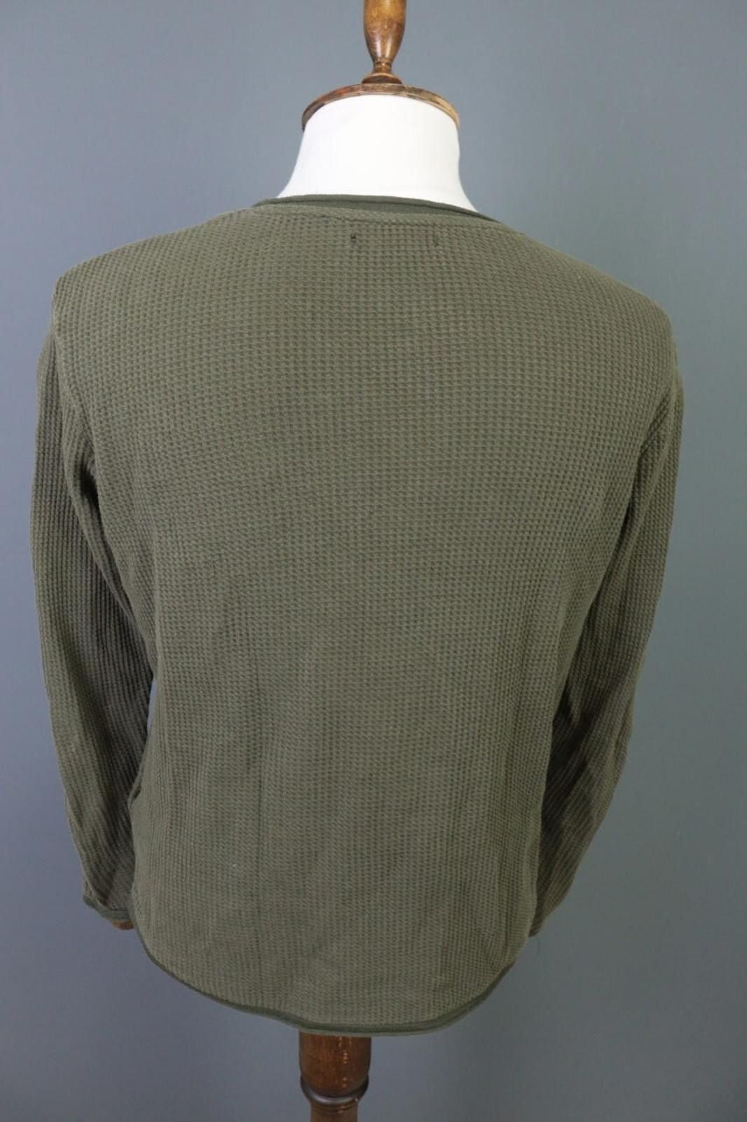 Z Zegna Z Zegna Khaki Waffle Knit Sweater Size US M / EU 48-50 / 2 - 12 Thumbnail