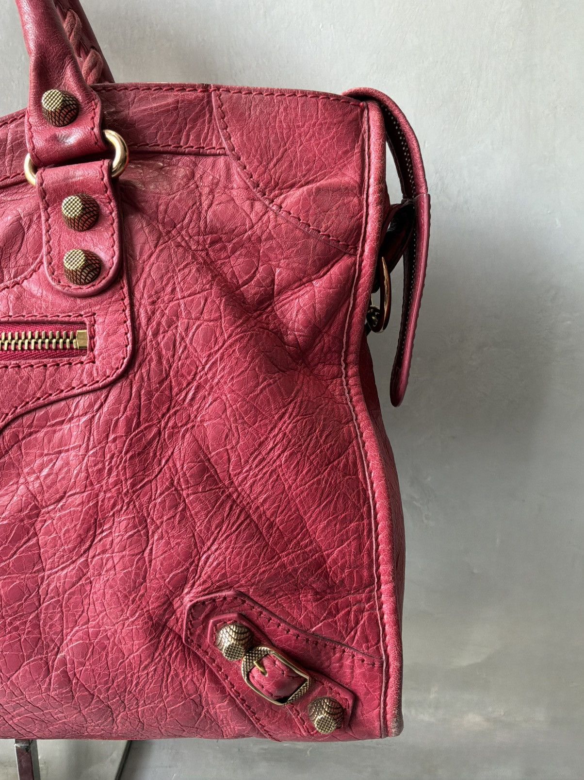 Balenciaga Balenciaga - Classic City Pink Lambskin Bag Size ONE SIZE - 6 Thumbnail