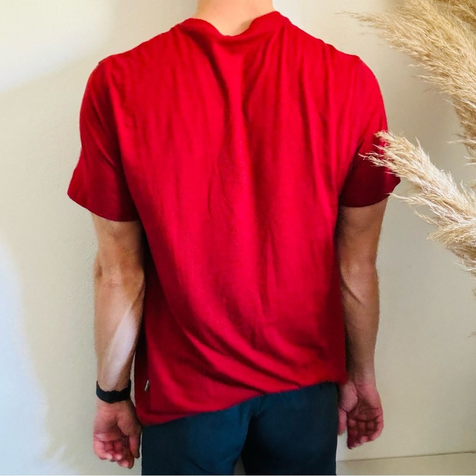 Eddie Bauer EDDIE BAUER Dark Red Slim Short Sleeve Crew Tee Shirt Top Size US M / EU 48-50 / 2 - 4 Thumbnail