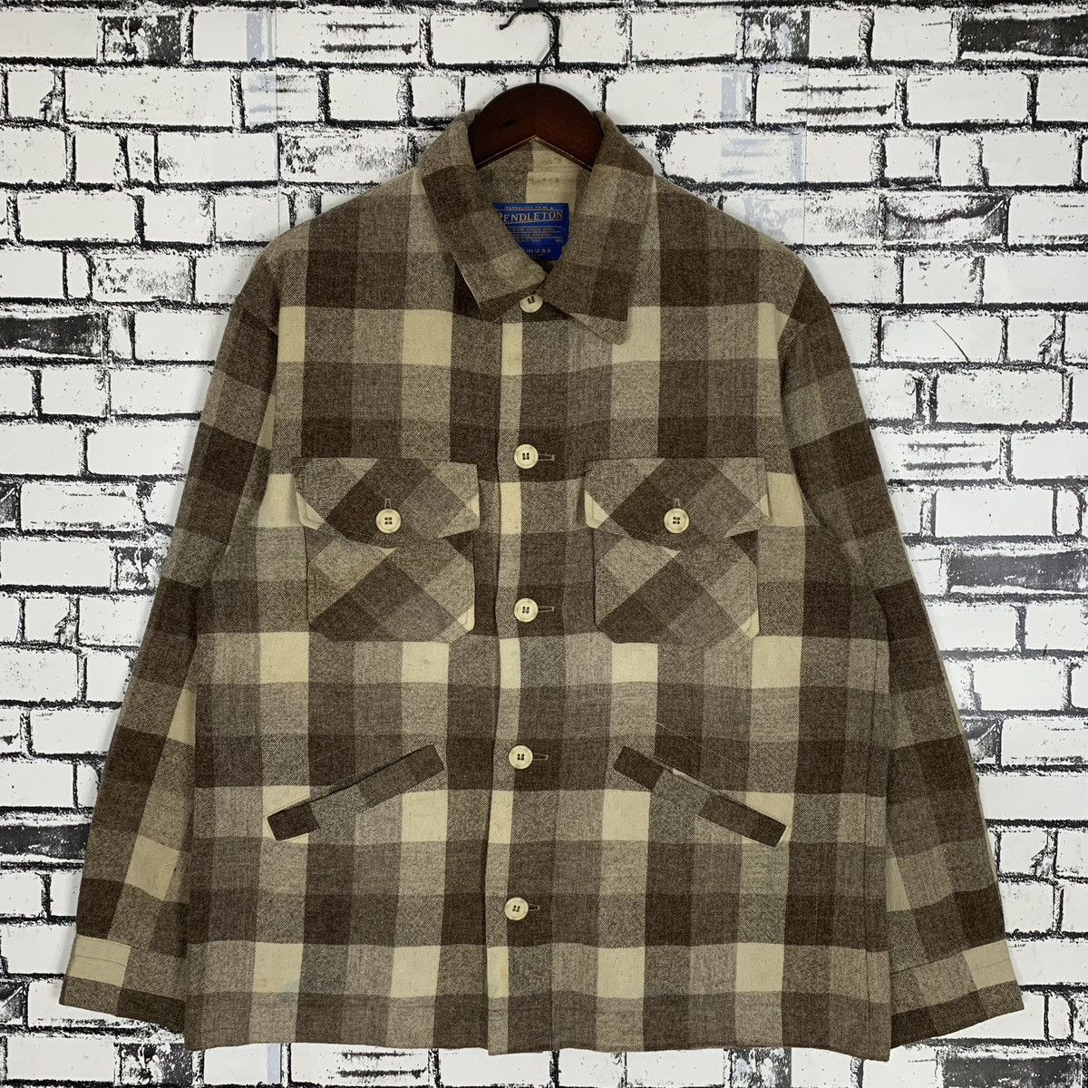 Pendleton Vintage Pendleton American Clothing Wool Button Up Shirt Size US M / EU 48-50 / 2 - 1 Thumbnail