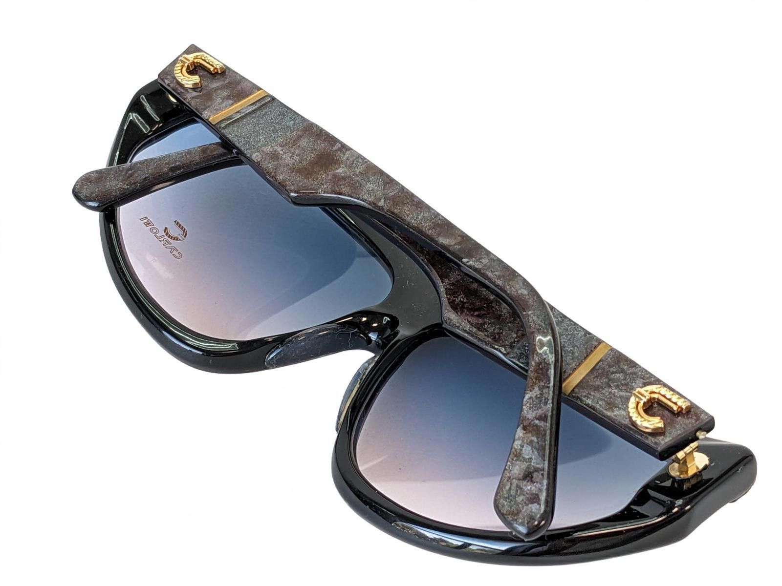 Other Claudia Carlotti France Stratos CC21 Snake Sunglasses Black Size ONE SIZE - 14 Thumbnail