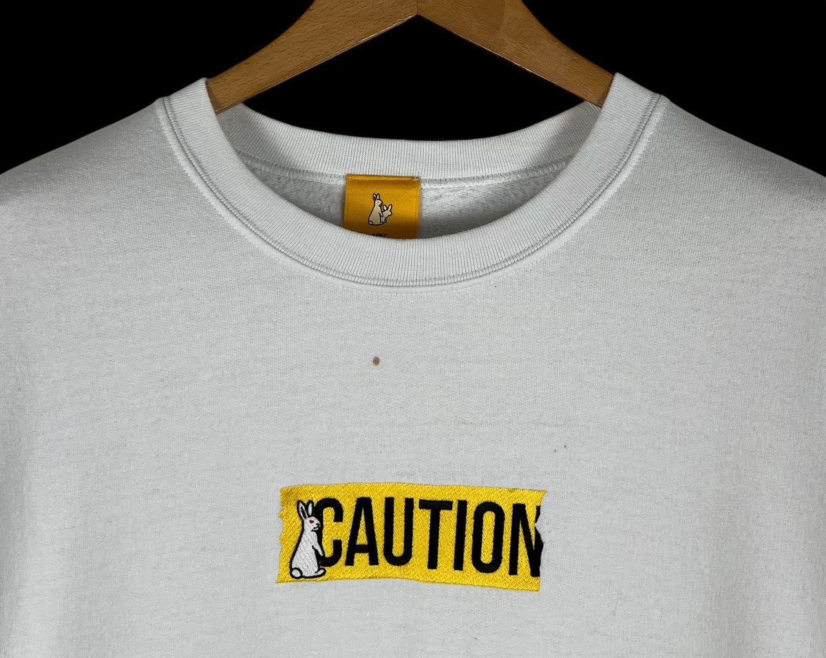 FR2 Fucking Rabbit “CAUTION” Sweatshirt Size US XL / EU 56 / 4 - 4 Thumbnail