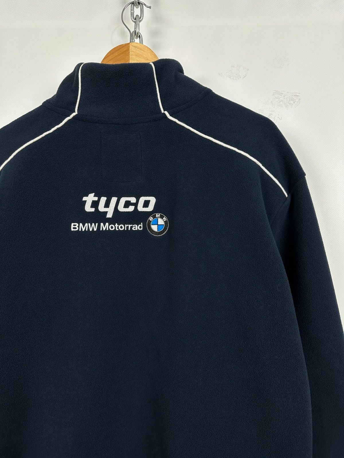 BMW Vintage BMW Tyco Motorrad Racing Fleece Jacket Size US XL / EU 56 / 4 - 15 Thumbnail