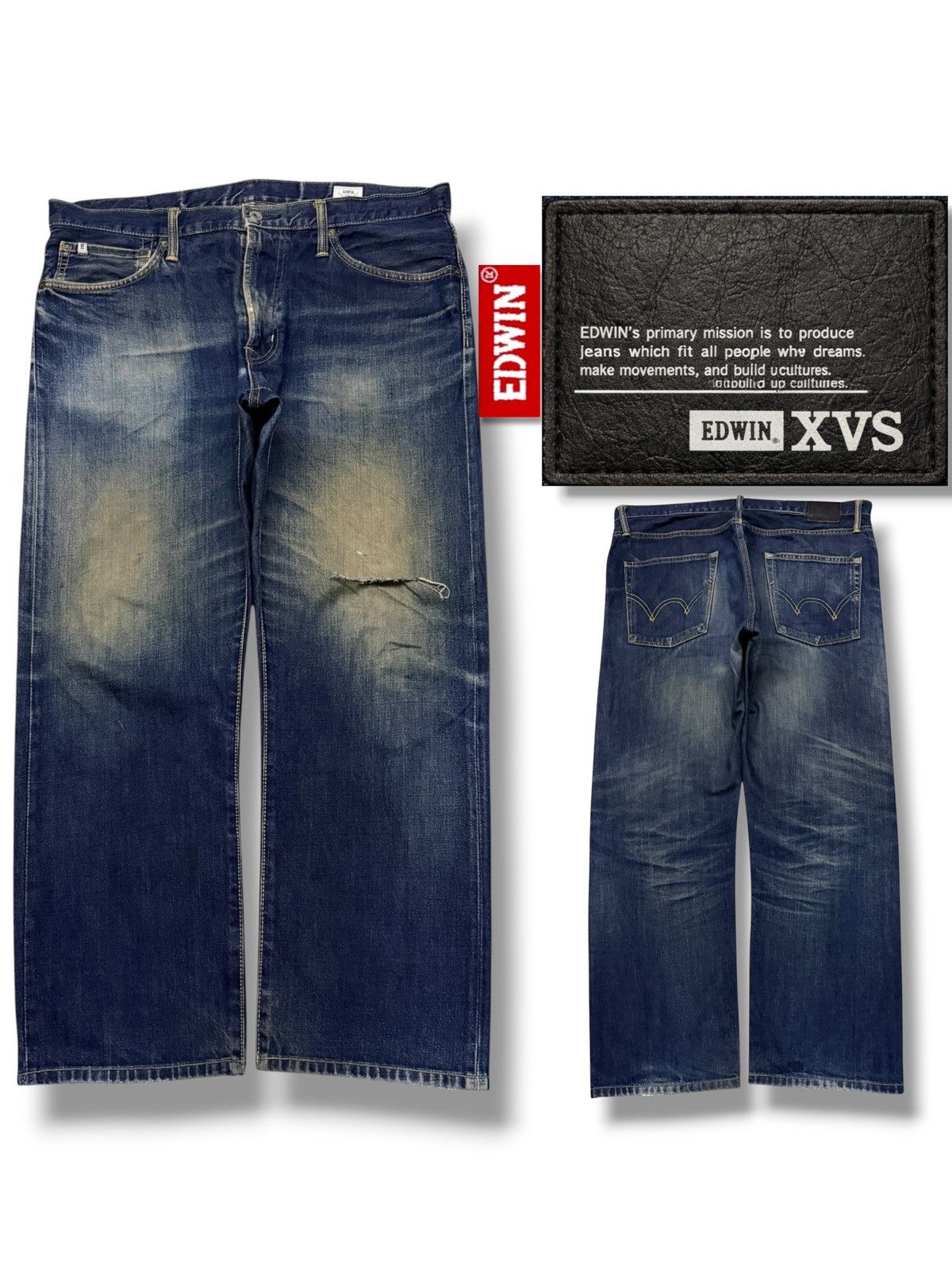 Edwin Vintage Edwin ED04 Series Japan Denim Jeans | W38 Size US 38 / EU 54 - 1 Thumbnail