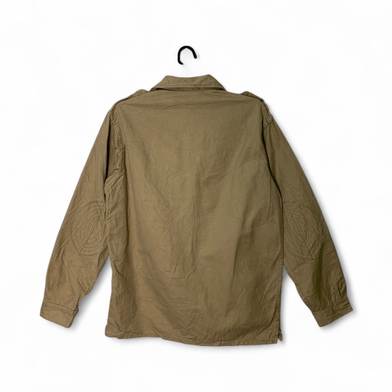 Vintage Rare Design Vintage Military Safari Jacket Hidden Button Up Size US M / EU 48-50 / 2 - 2 Thumbnail