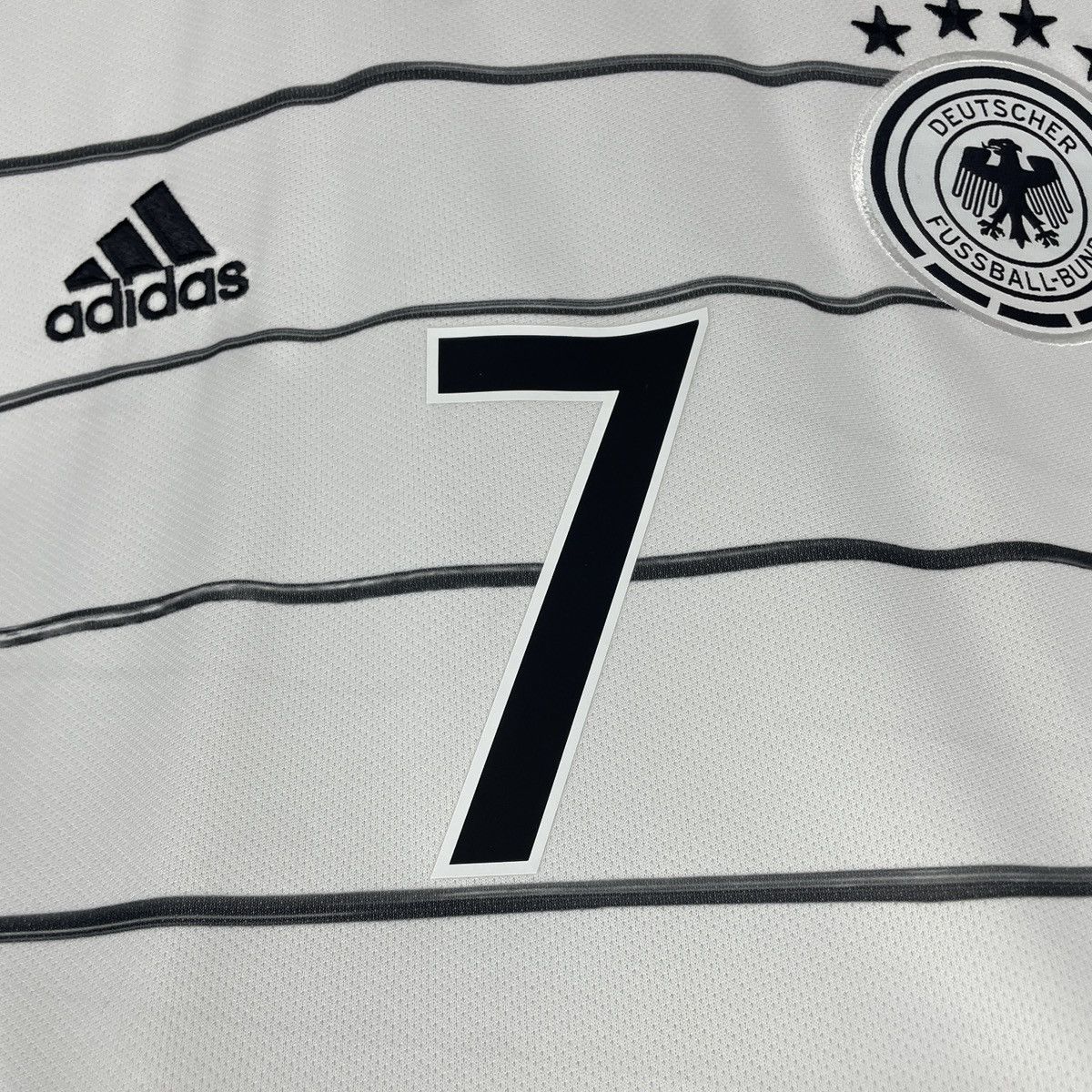 Adidas Germany Kai Havertz Home Jersey Adidas Genuine 2019/2021 L Size US L / EU 52-54 / 3 - 3 Thumbnail