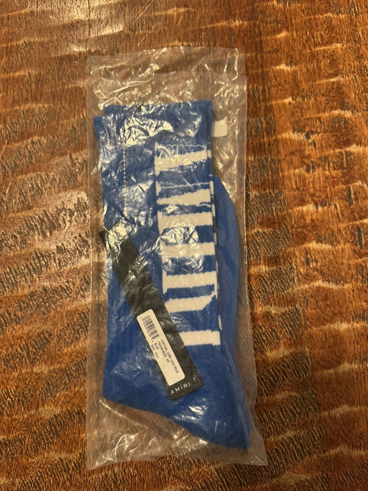 Amiri VERTICAL CORE LOGO SOCK Blue Socks 43/44 Size 44 - 3 Thumbnail