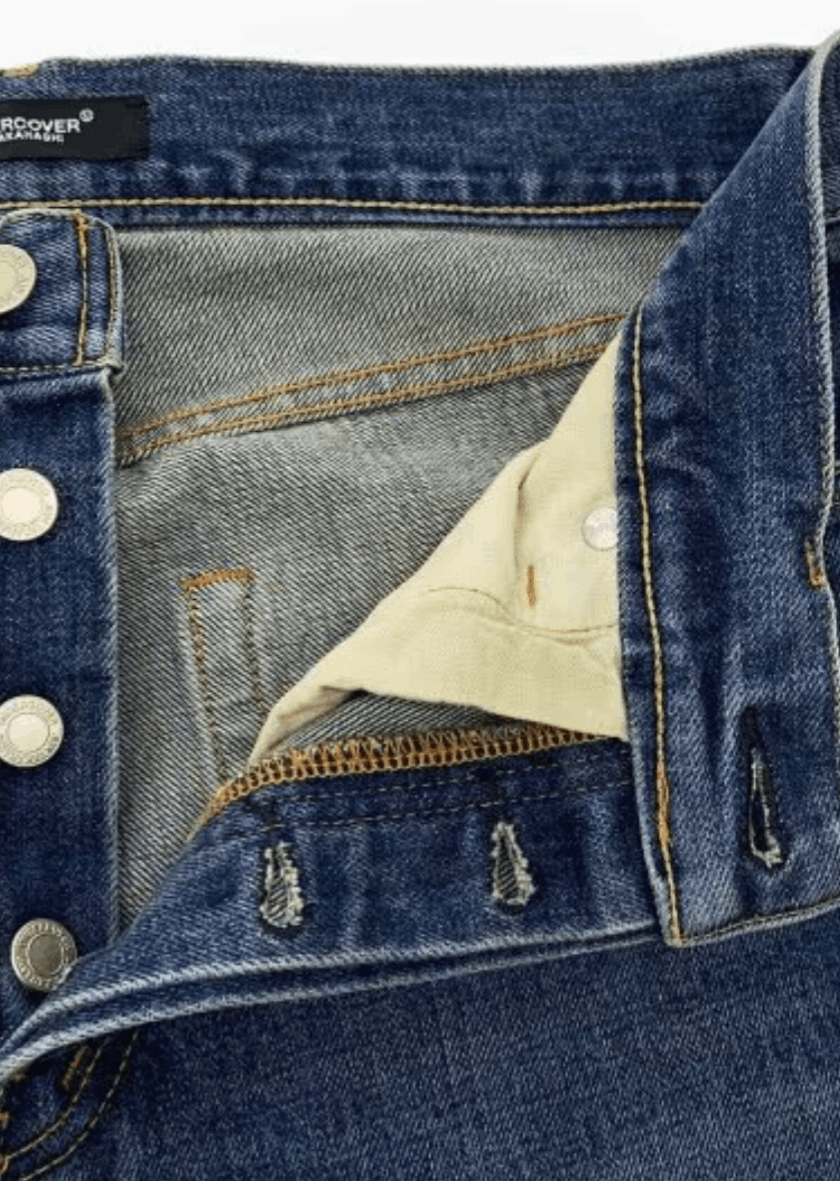 Undercover Undercover 2023 AW "Komische" Hand Denim Pants Size US 30 / EU 46 - 6 Thumbnail