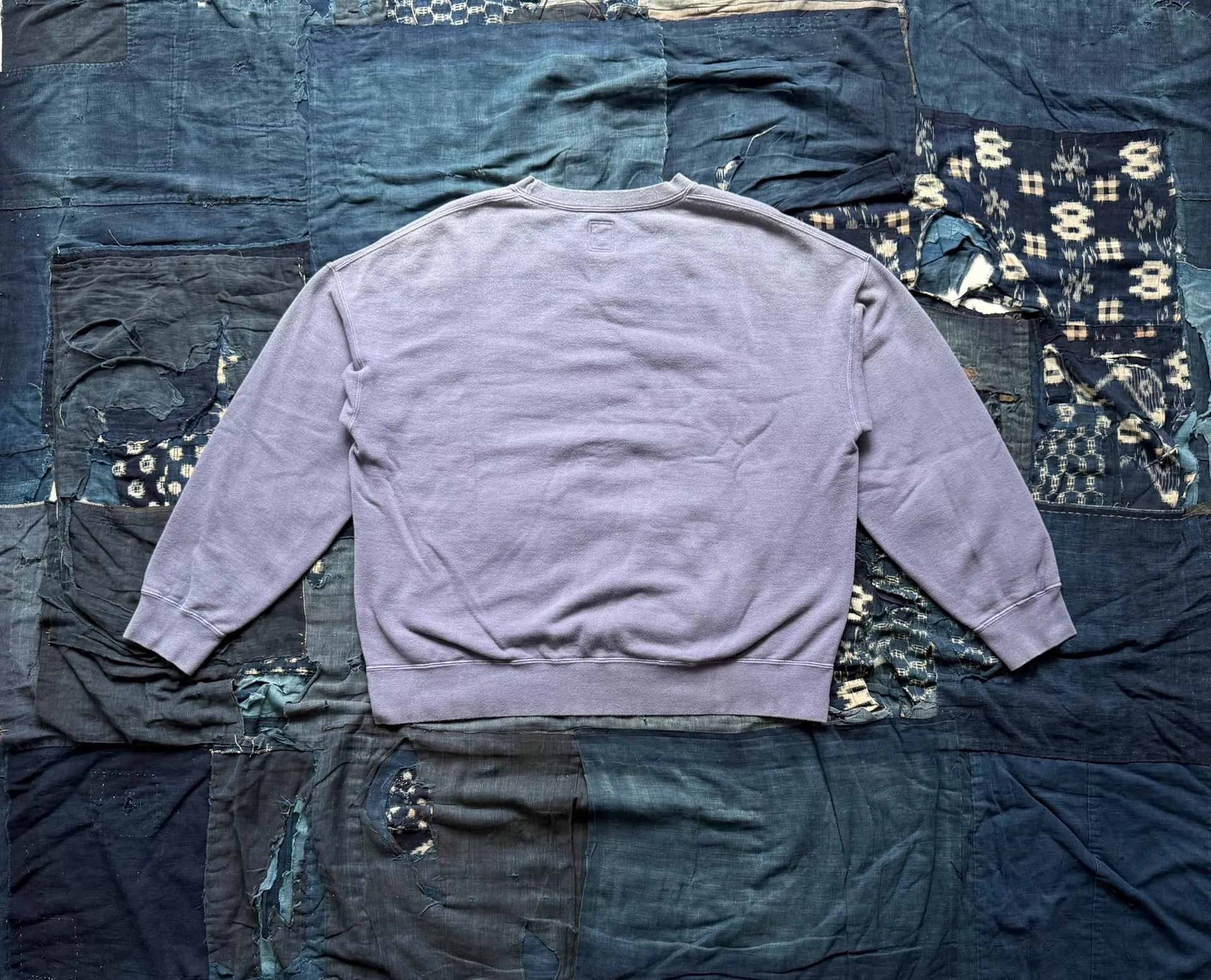 Visvim VISVIM 24AW ICT JUMBO SB L/S Washed Distressed Pullover Blue 4 Size US XL / EU 56 / 4 - 2 Thumbnail