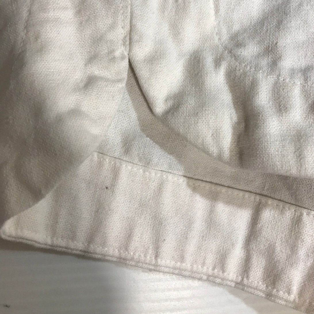 Other Universal Thread White Linen-Blend Relaxed Fit Shorts 1X Size 39" - 4 Thumbnail