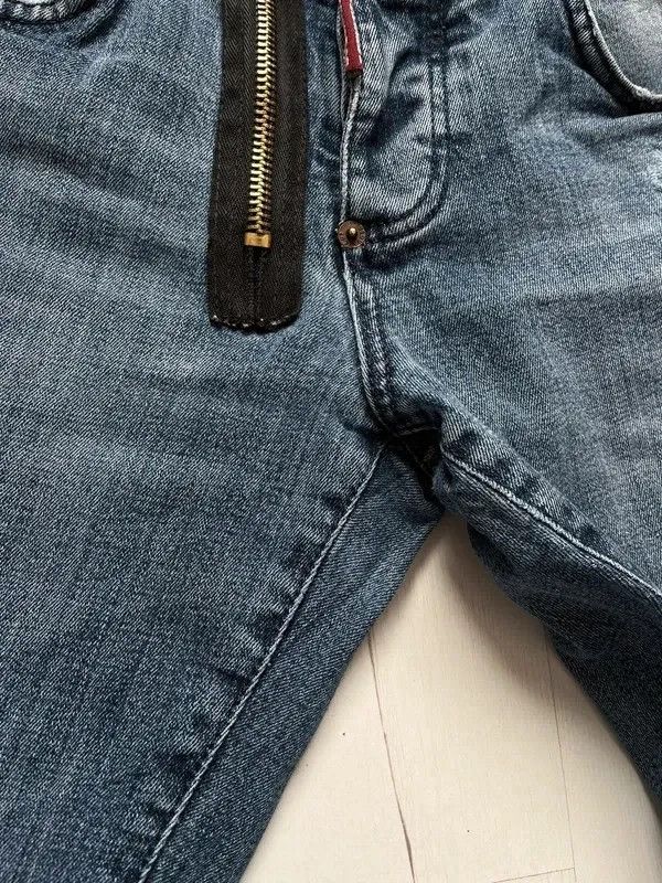 Dsquared2 Dsquared 2 Designer Jeans Denim Distressed Ripped Sz W 29 Size 30" / US 8 / IT 44 - 7 Thumbnail
