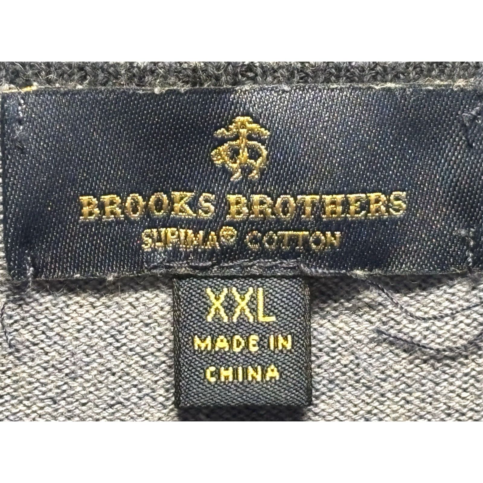 Brooks Brothers Brooks Brothers 1/4 Zip Sweater Blue Supima Cotton Pullover Mens 2XL XL N/A? Size US XXL / EU 58 / 5 - 4 Thumbnail