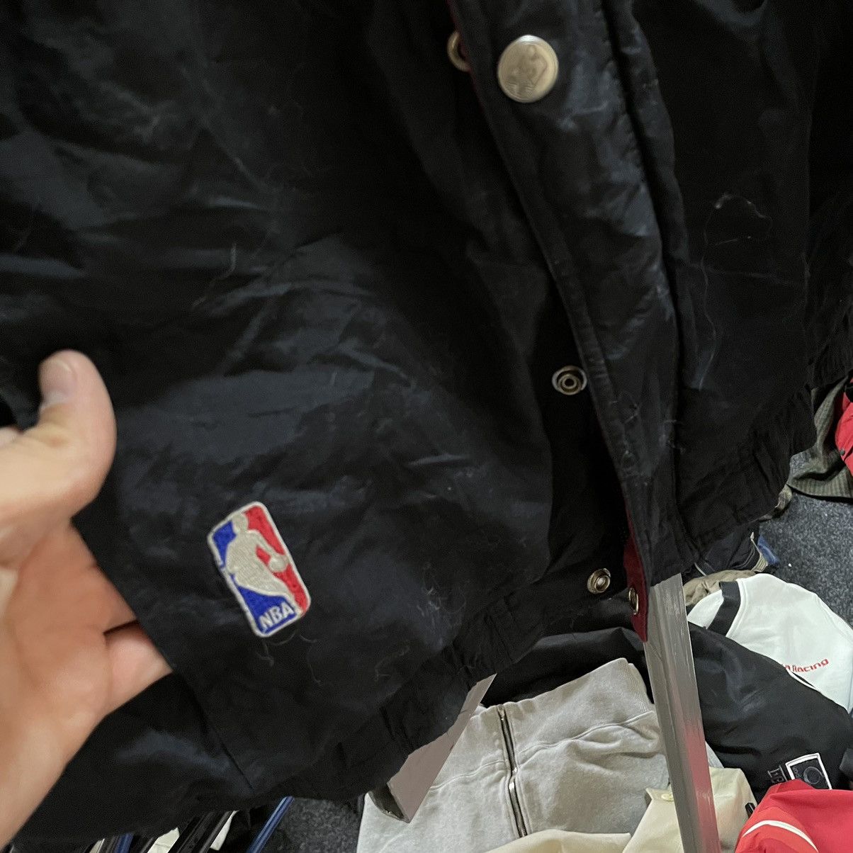 NBA × Vintage Vintage Chicago bulls 90s starter NBA heavy jacket bomber Size US XL / EU 56 / 4 - 3 Thumbnail