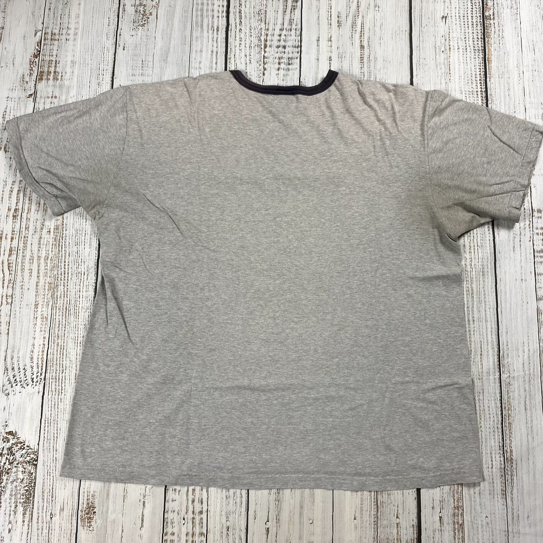 Nautica VTG Nautica Shirt T-Shirt Mens 2XL Gray Hawaiian Graphic Crew Neck Short Sleeve Vintage 2000s Made in Thailand Mens Regular Fit Size US XXL / EU 58 / 5 - 6 Thumbnail