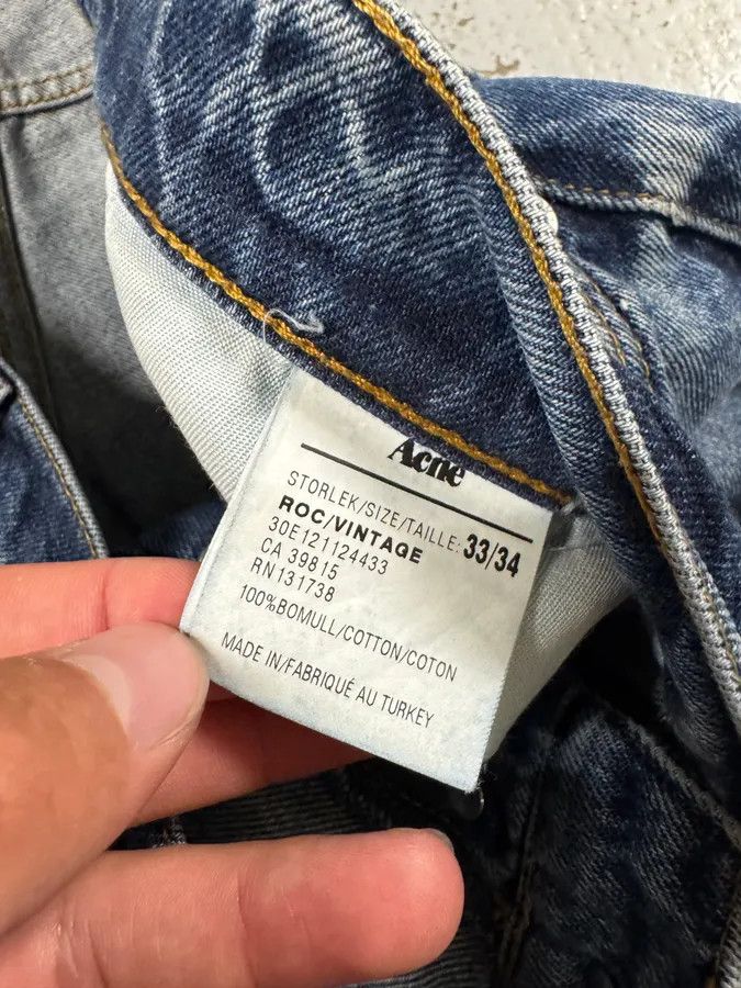 Acne Studios × Designer × Vintage 2000s Acne Studios Blue Denim Jeans Size US 31 - 10 Thumbnail