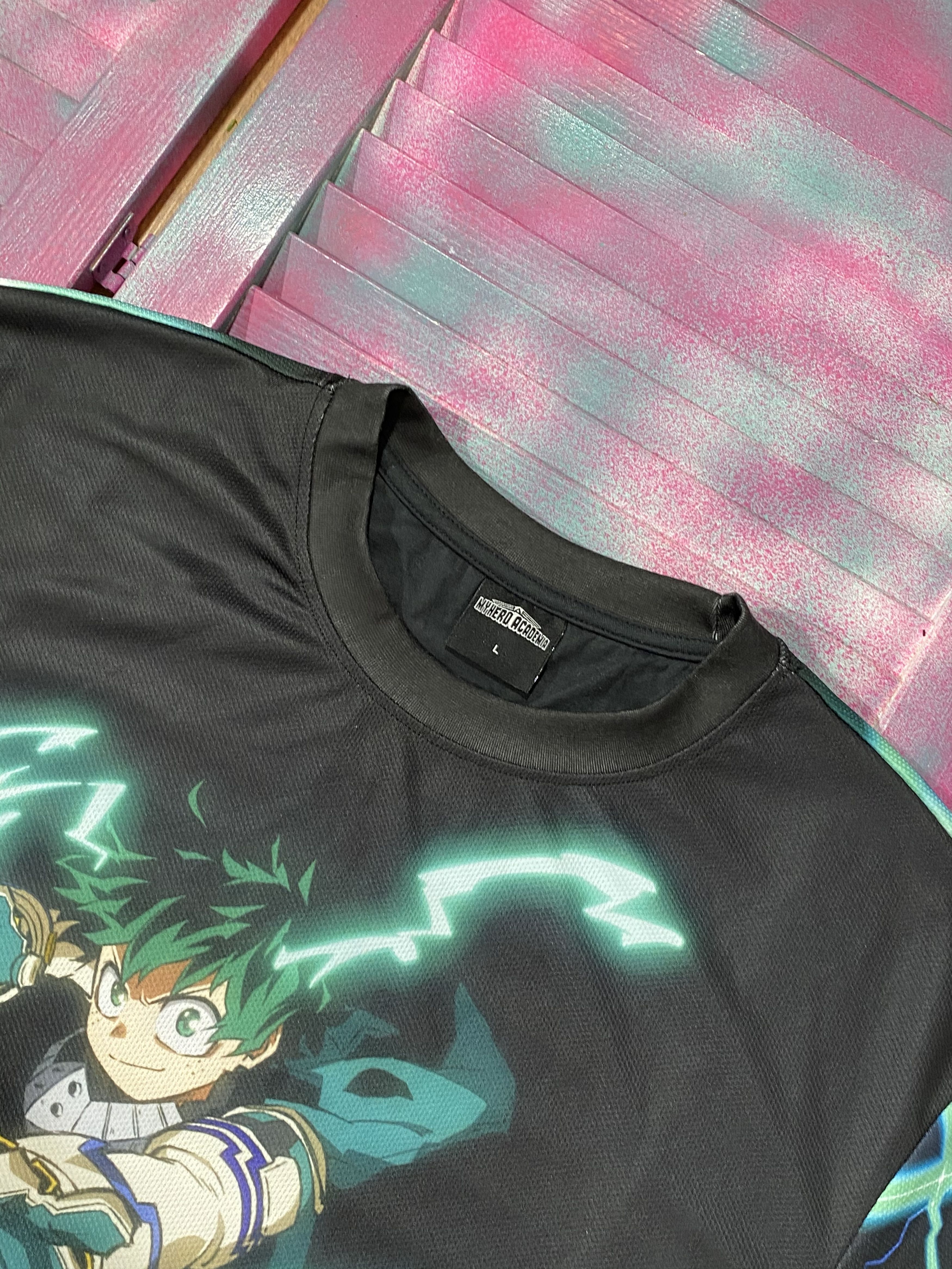 Anime My Hero Academia Izuku Midoriya Big Logo T-shirt Size US L / EU 52-54 / 3 - 3 Thumbnail
