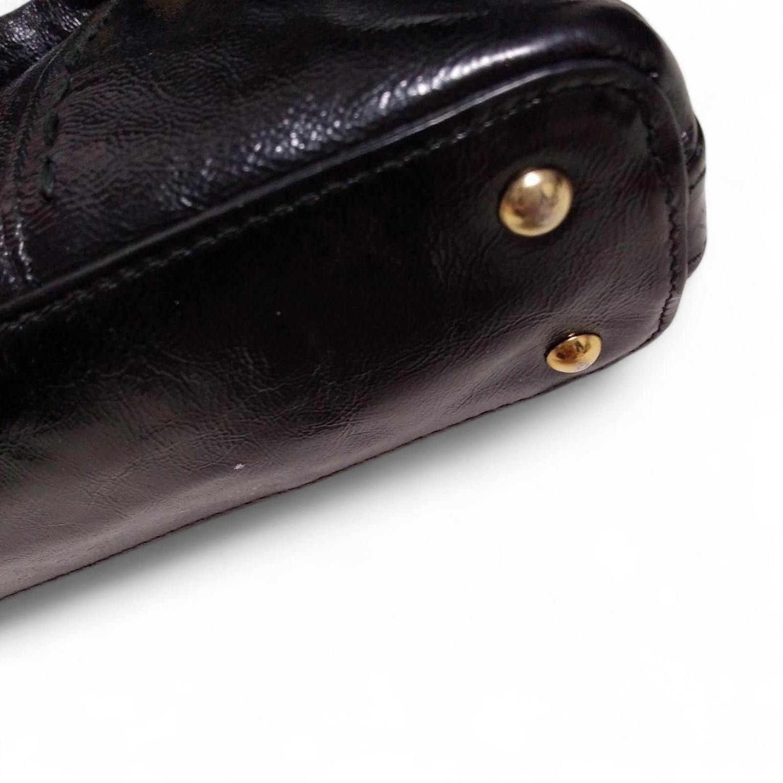 Saint Laurent Paris Saint Laurent - Black Leather Satchel Bag Size ONE SIZE - 3 Thumbnail