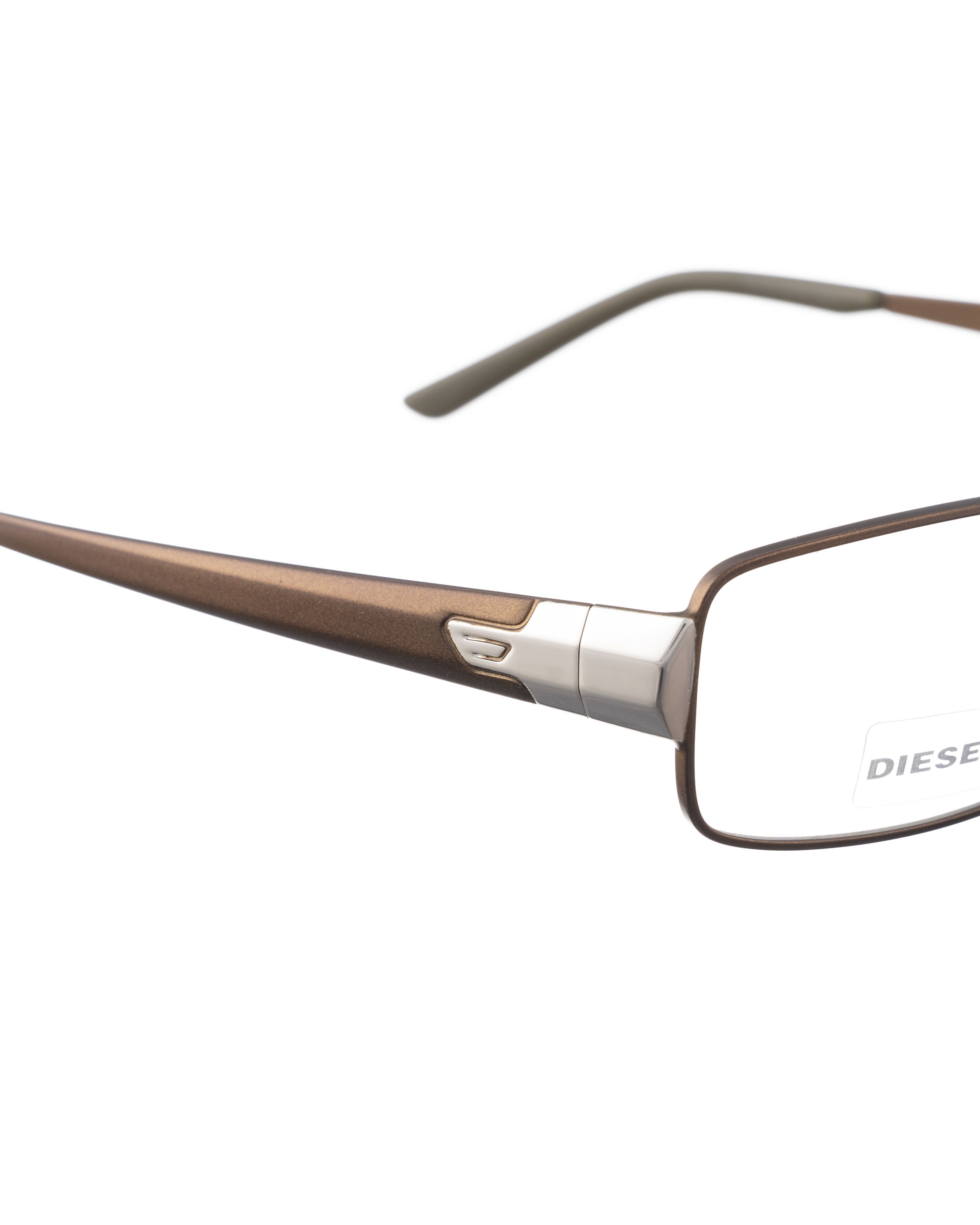 Diesel Diesel 00s Brown Metal Glasses with Silver Details Size ONE SIZE - 3 Thumbnail
