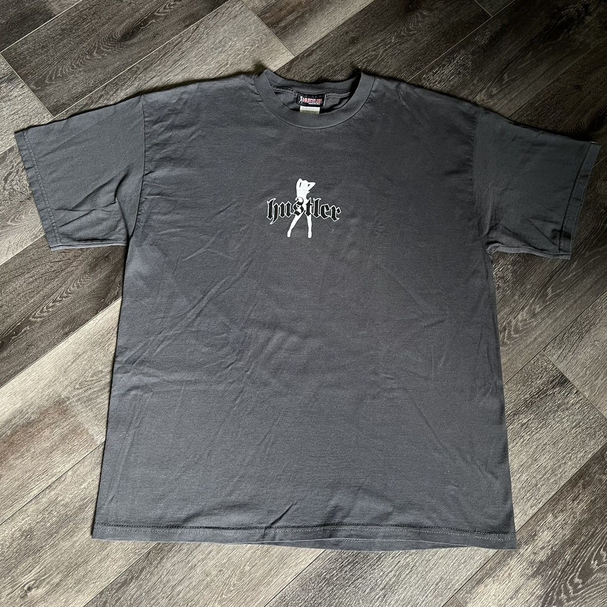 Vintage Vintage Rare 2000s Hustlers Magazine Porn Girl Logo T Shirt Size US XL / EU 56 / 4 - 3 Thumbnail