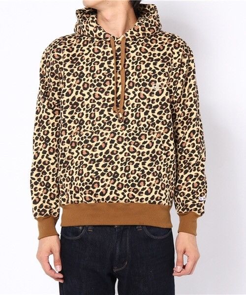 Champion Champion Leopard Printed Sweatshirt With Hoodie Size US L / EU 52-54 / 3 - 1 Thumbnail