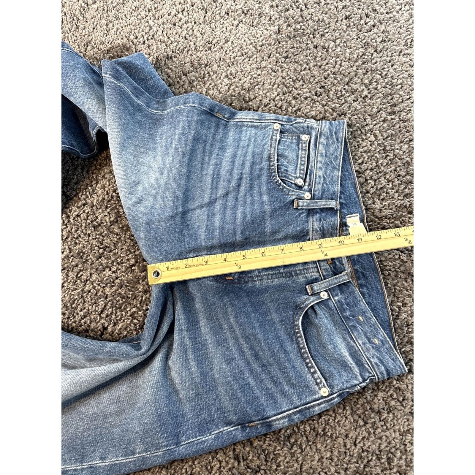 Madewell Madewell Jeans Womens 25x29 Light Blue Relaxed Straight 5-Pocket Denim Baggy Modern Classic 25 in Waist 29 in Inseam Womens Jeans Size 42" / US 20 - 5 Thumbnail