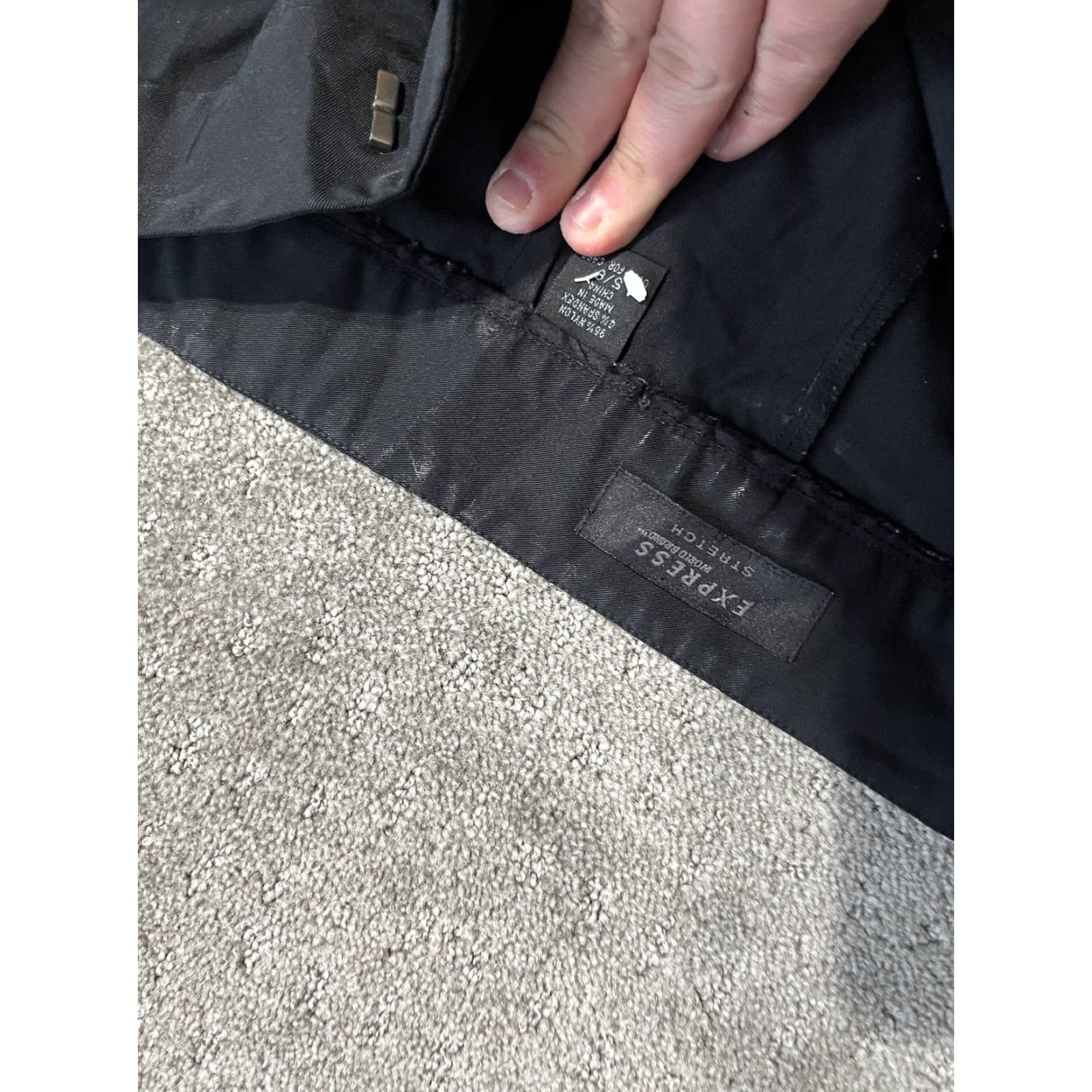 Express Express Black Pants Sz 5/6 Short Dress Pants Career Slacks Nylon Spandex Size 27" / US 4 / IT 40 - 5 Thumbnail