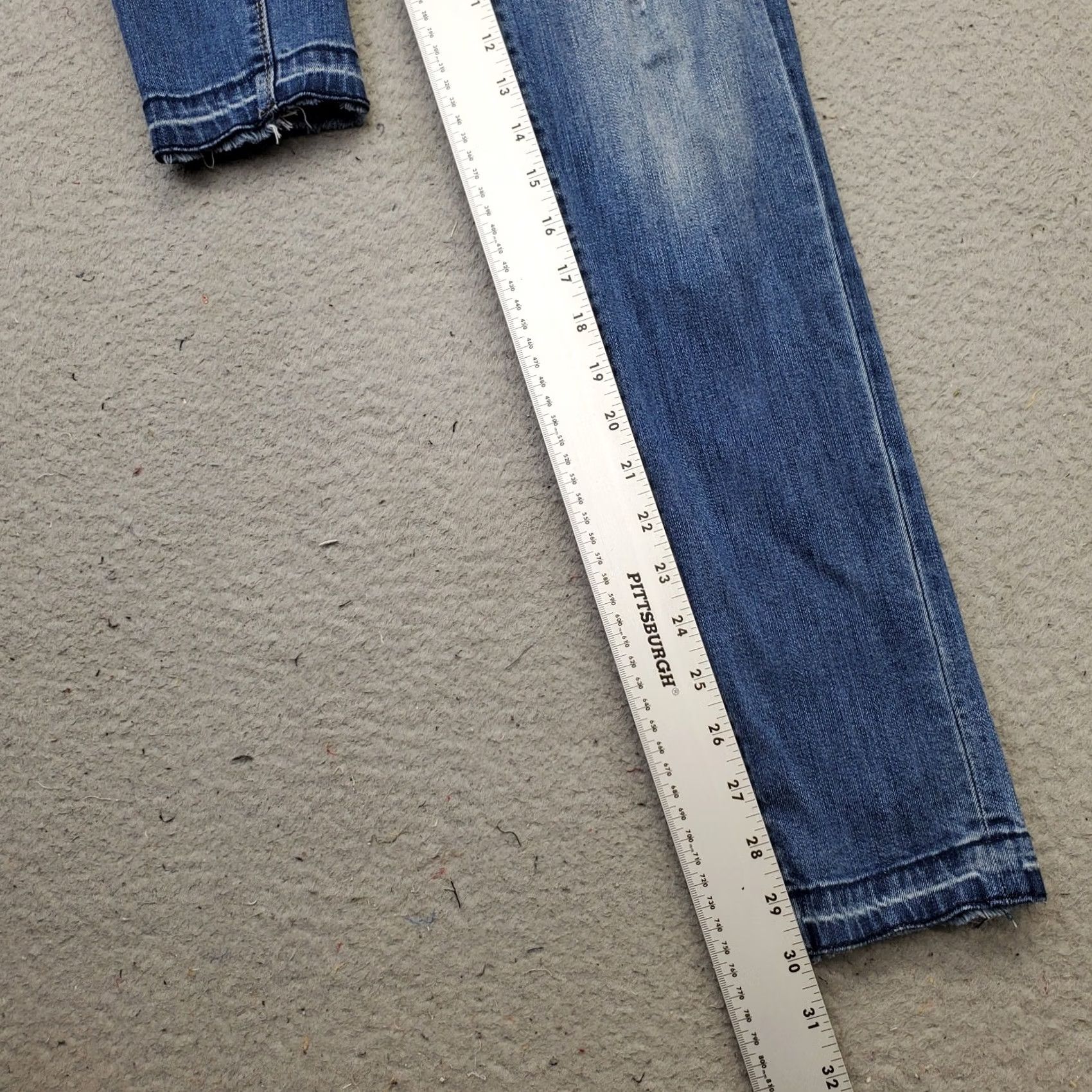 White House Black Market White House Black Market The Skimmer Jeans Womens Blue Denim Faded Streetwear 0 XS? Size 25" / US 0 / IT 36 - 4 Thumbnail