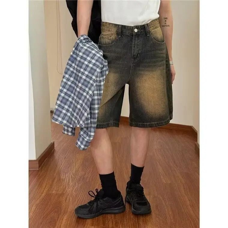 Japanese Brand Retro loose casual denim shorts Size US 32 / EU 48 - 6 Thumbnail