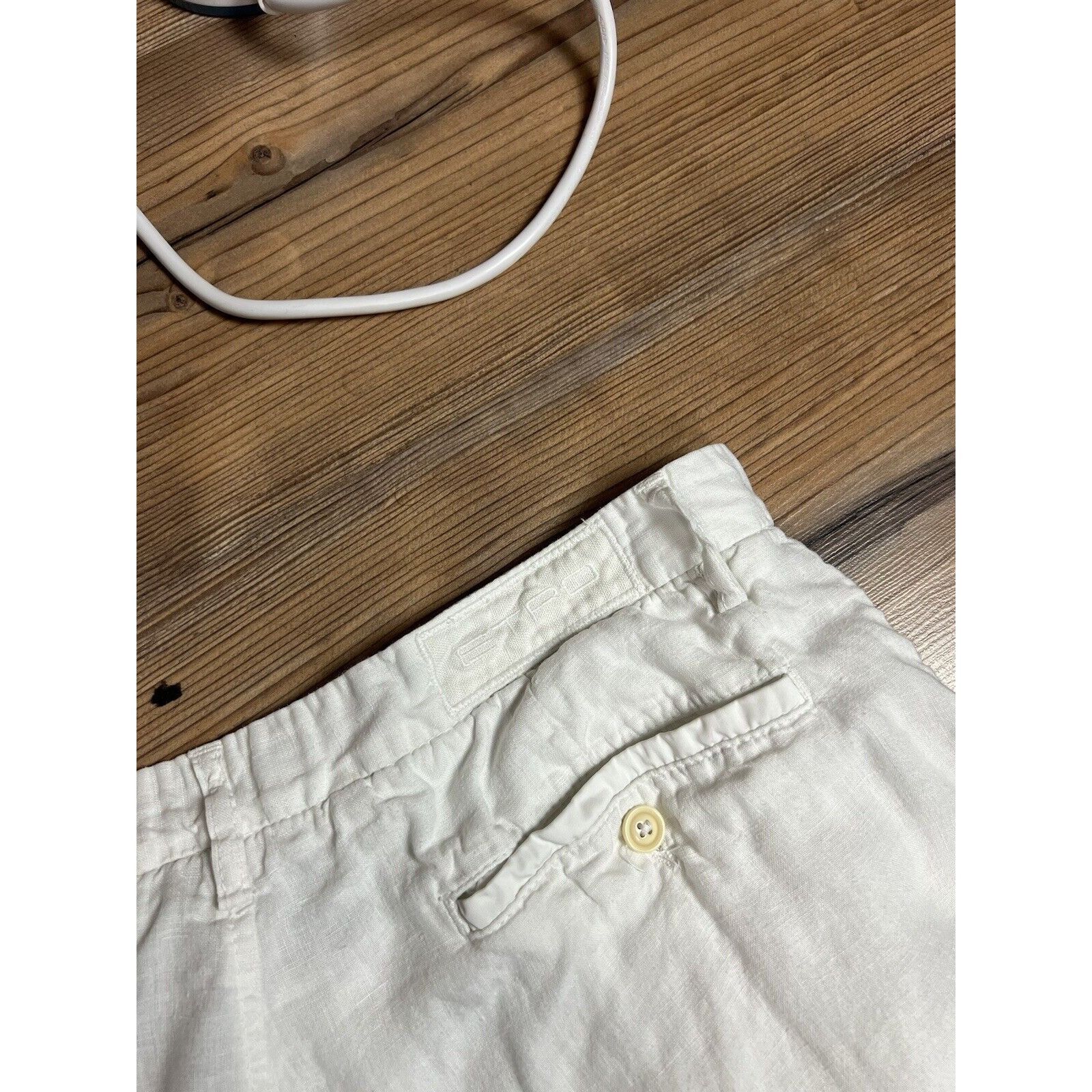Etro Etro Old Money Style White Linen Relaxed Fit Pants Size 52 Size US 36 / EU 52 - 11 Thumbnail