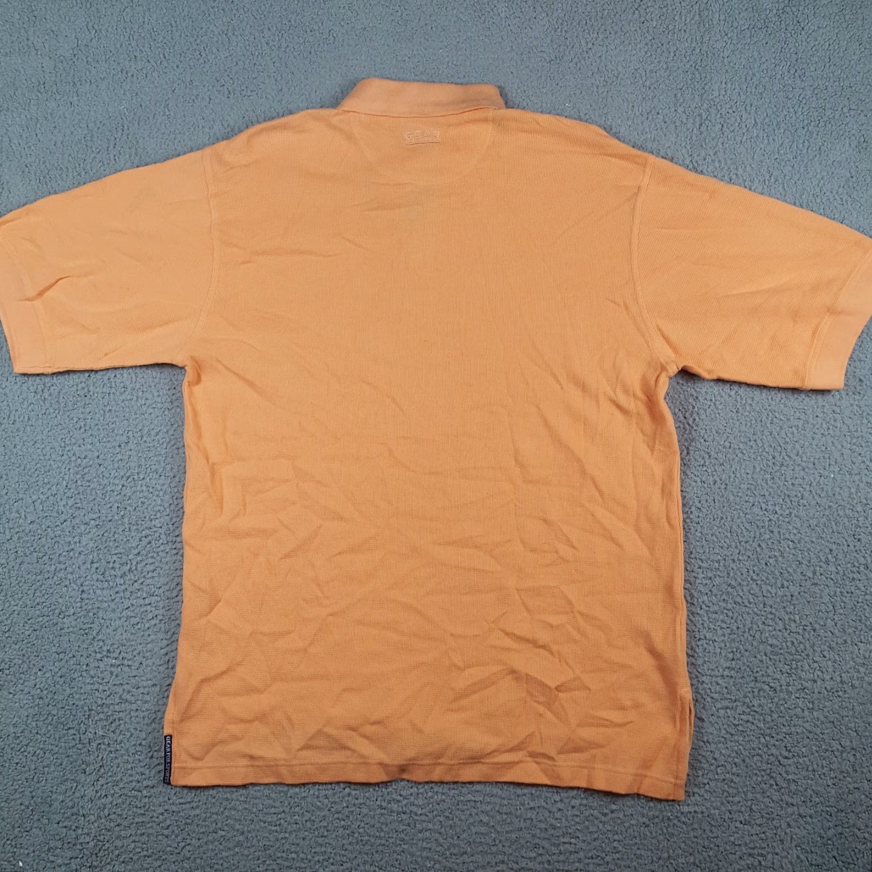 Vintage VINTAGE GEAR FOR SPORTS Polo Shirt Orange Knit Polo Men L Golf Casual 90s Preppy Palm Desert Collar Shirt Size US L / EU 52-54 / 3 - 5 Thumbnail