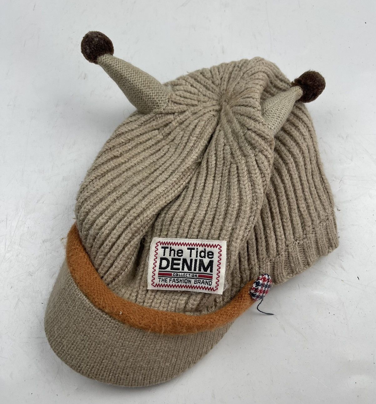 Japanese Brand very rare stretchable hat with horn tc28 Size ONE SIZE - 3 Thumbnail