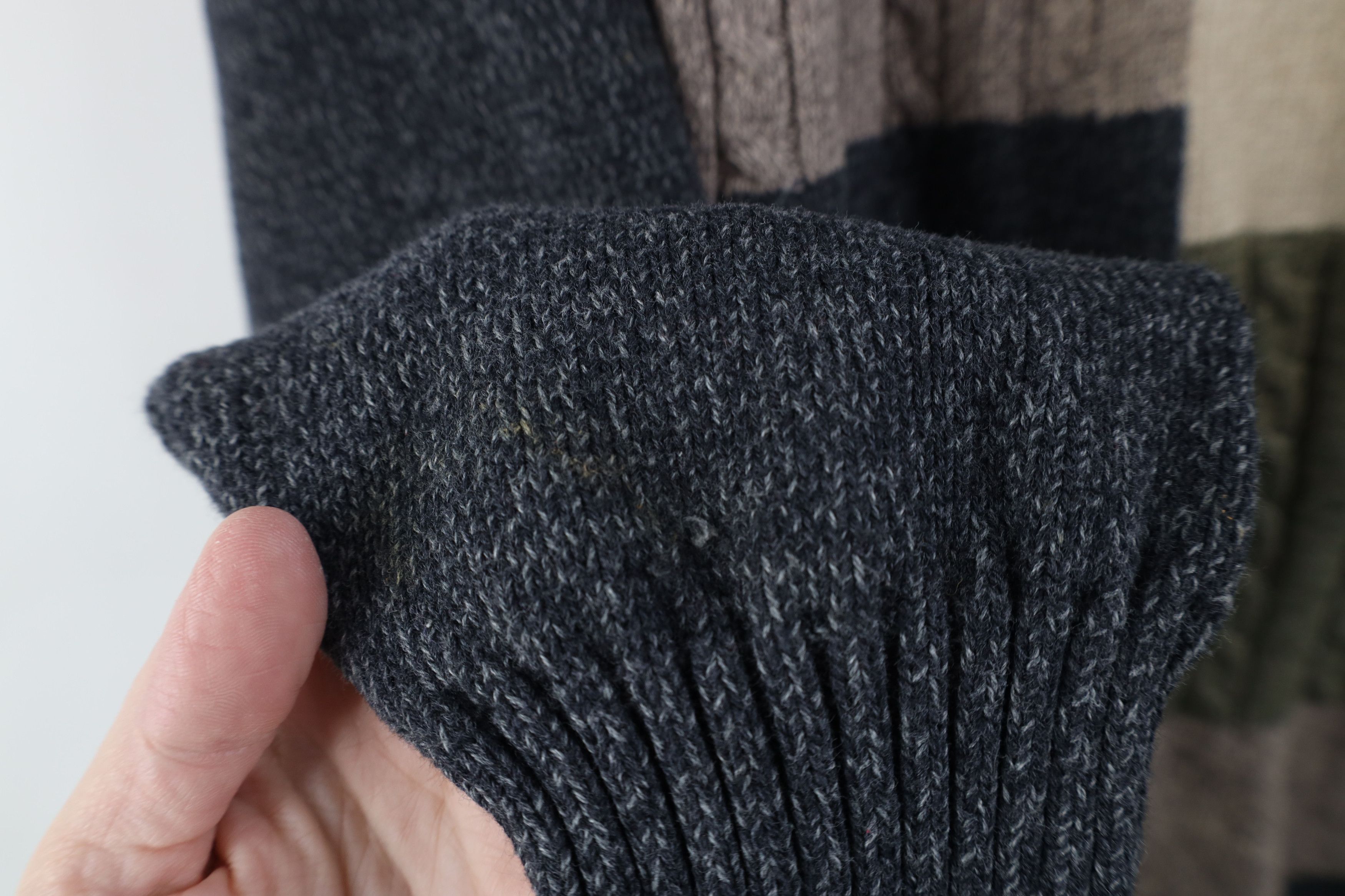 Vintage Vintage 90s Streetwear Tone Cable Knit Crewneck Sweater Size US XL / EU 56 / 4 - 5 Thumbnail