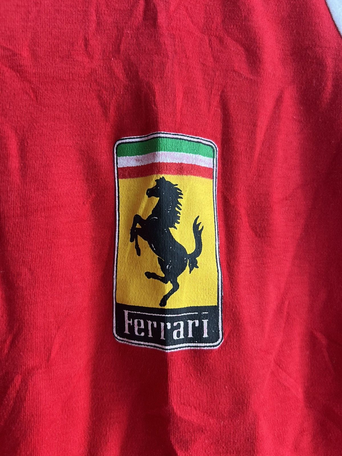 Ferrari 1970s Vintage Ferrari F-1 World Championship Team Raglan Tee Size US S / EU 44-46 / 1 - 4 Thumbnail