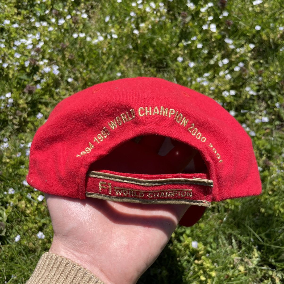 Ferrari Rare Ferrari 2001 World Champion Schumacher Cap Size ONE SIZE - 5 Thumbnail
