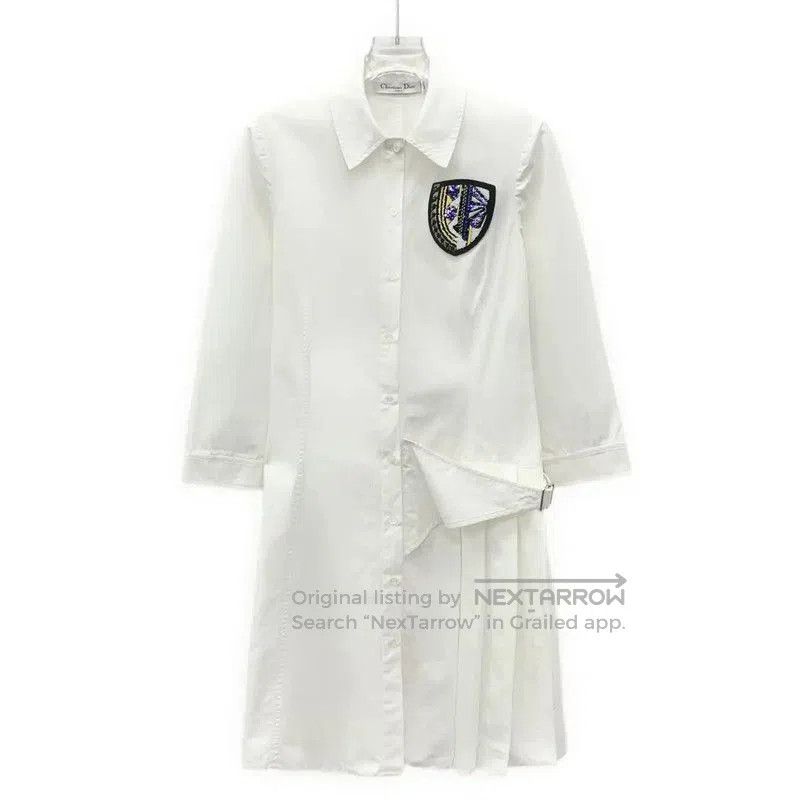 Dior Dior White Cotton Women's Dress . Size XXS / US 00 / IT 34 - 1 Thumbnail