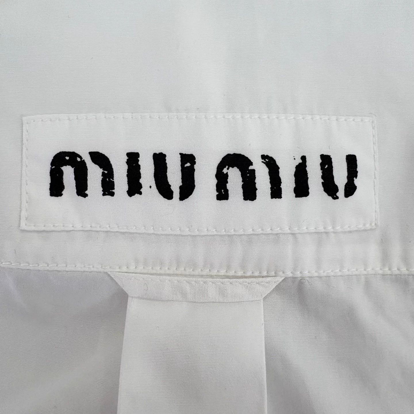 Miu Miu Miu Miu Petal Collar Back Logo Shirt 42 Size M / US 6-8 / IT 42-44 - 5 Thumbnail