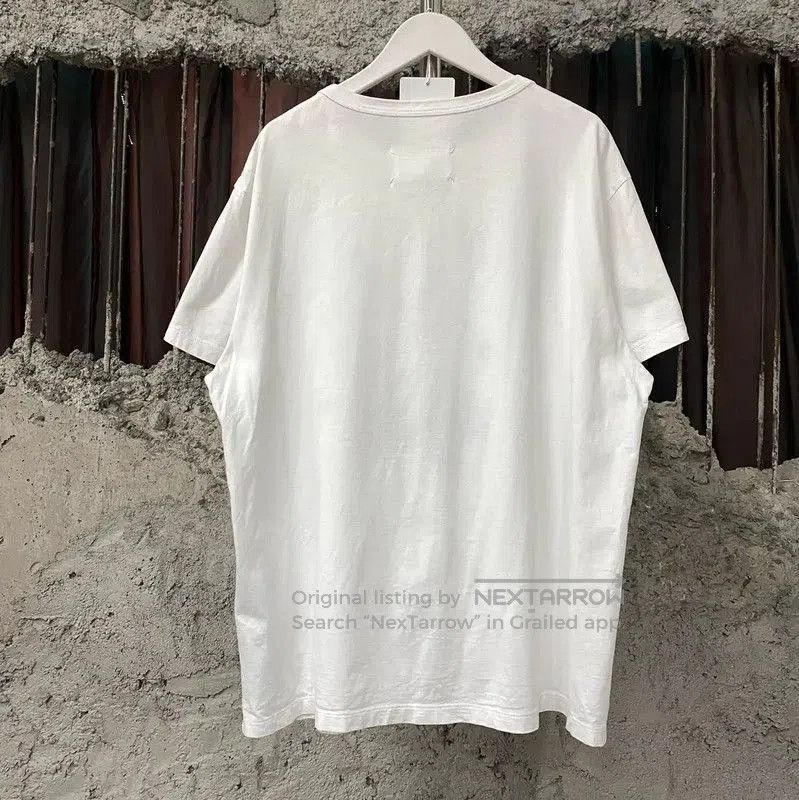 Maison Margiela Maison Margiela White Cotton Short Sleeve T-Shirt . Size M / US 6-8 / IT 42-44 - 2 Thumbnail